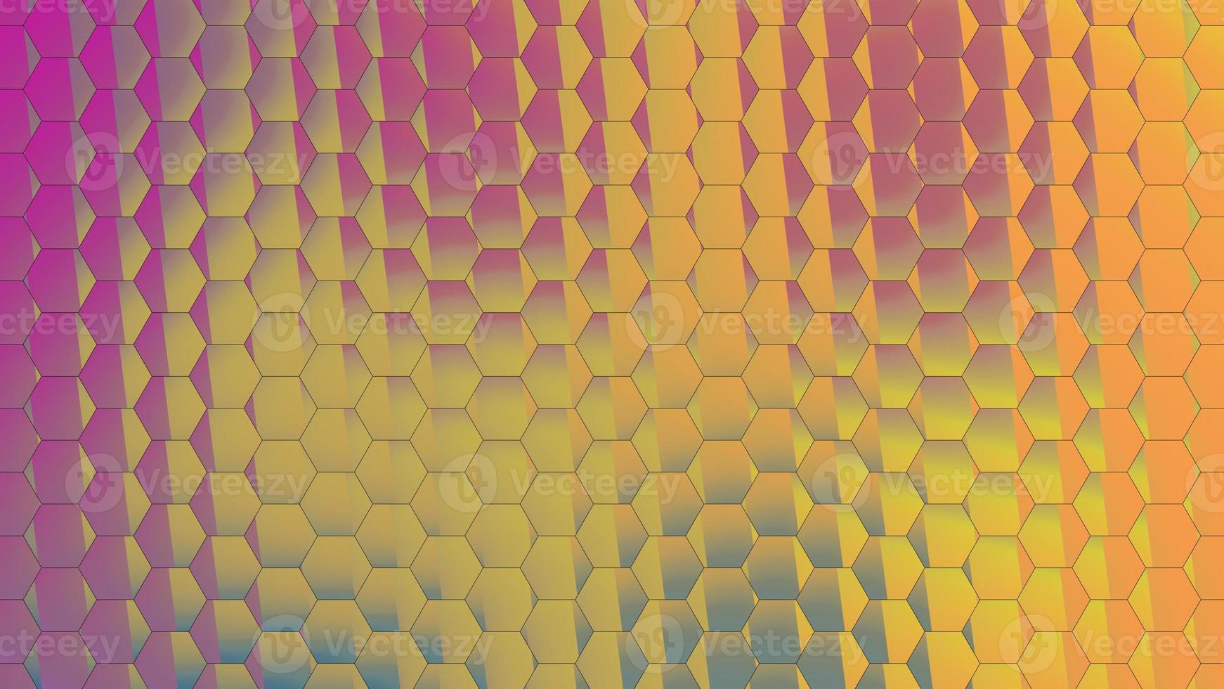 Geometric Colorful Hexagon Scale Abstract Glass Blur Background Wallpaper photo