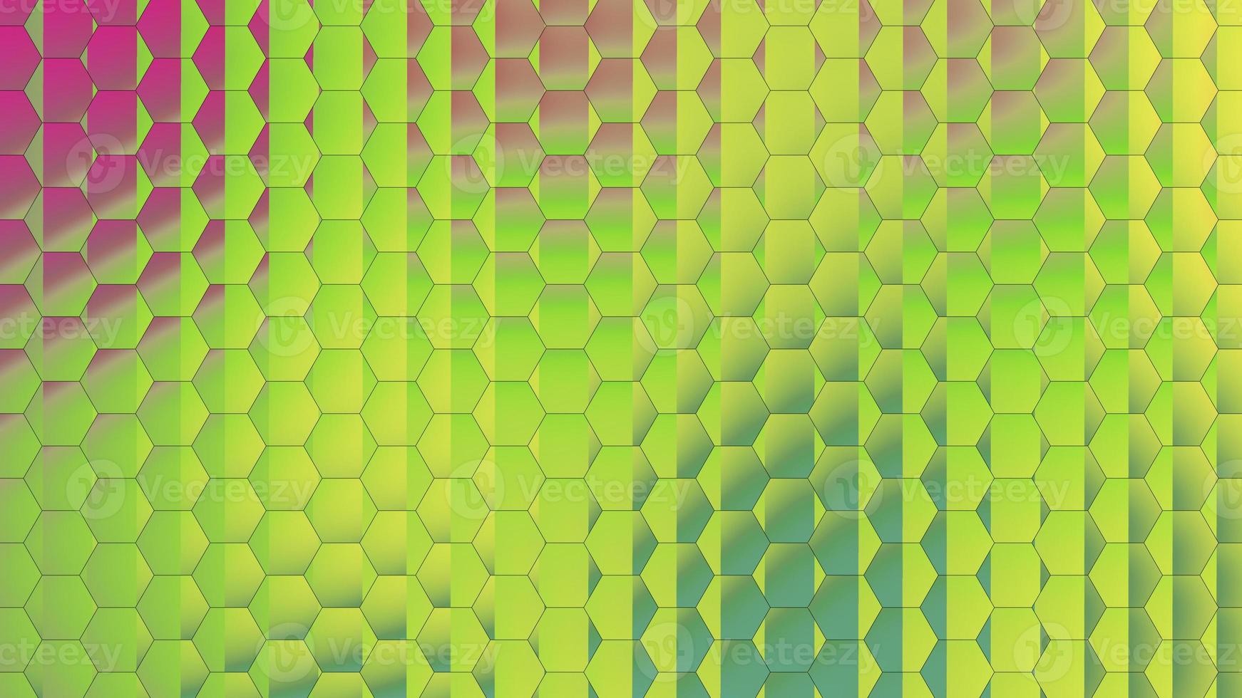 Geometric Colorful Hexagon Scale Abstract Glass Blur Background Wallpaper photo