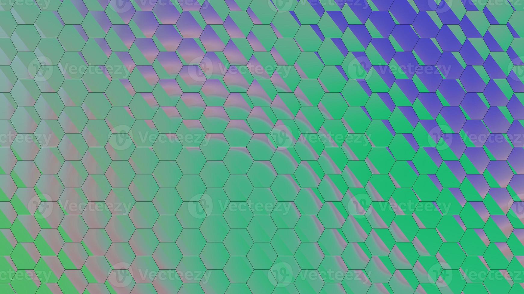 Geometric Colorful Hexagon Scale Abstract Glass Blur Background Wallpaper photo