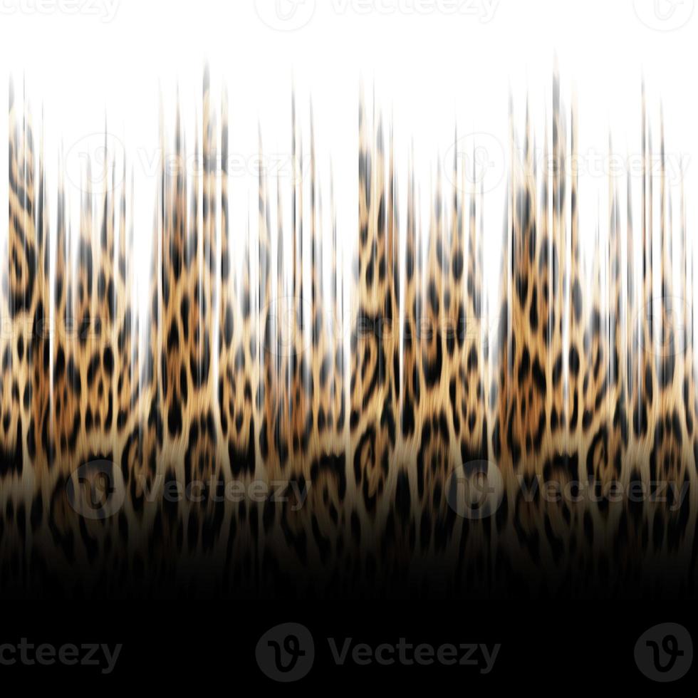 Motion blur effect leopard pattern. photo