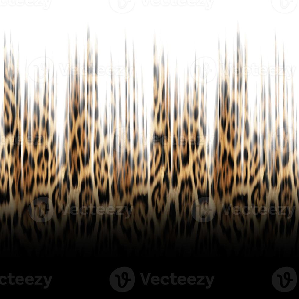 Motion blur effect leopard pattern. photo