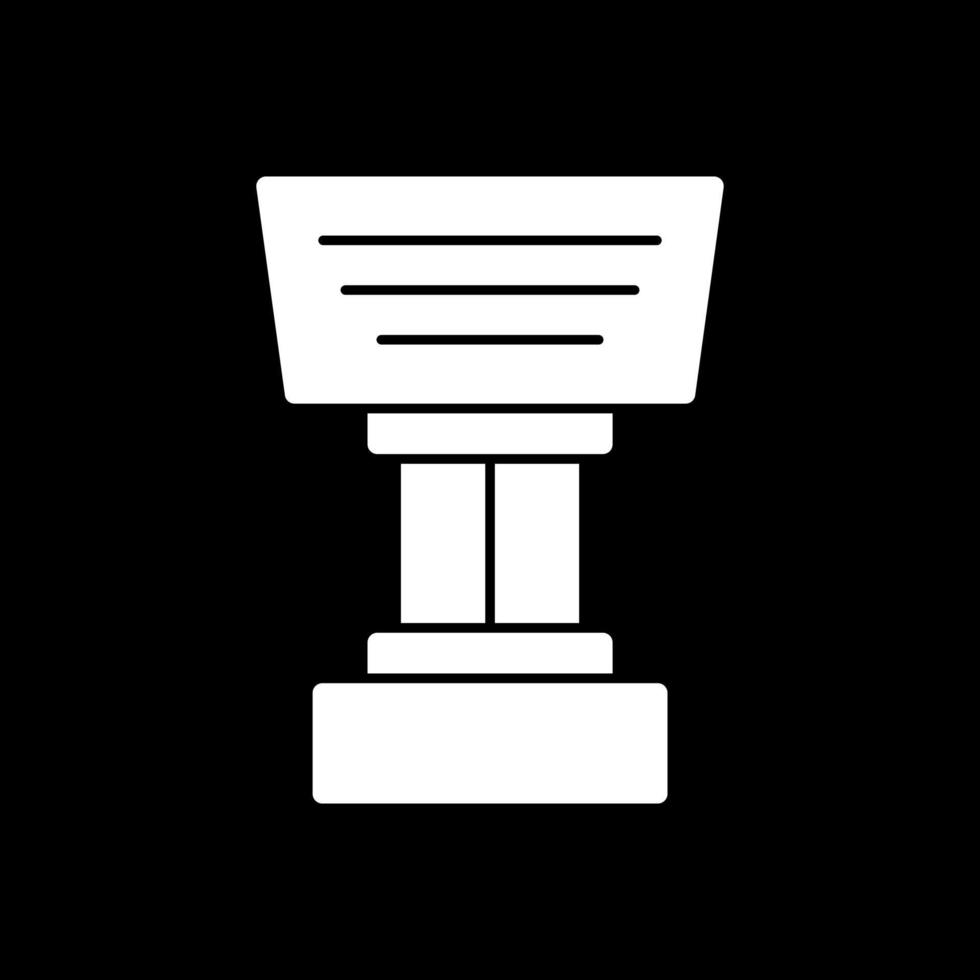 Stand Vector Icon Design