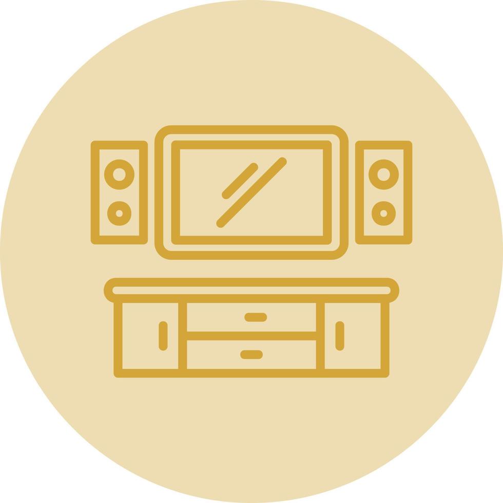 Home Theater Vector Icon Design