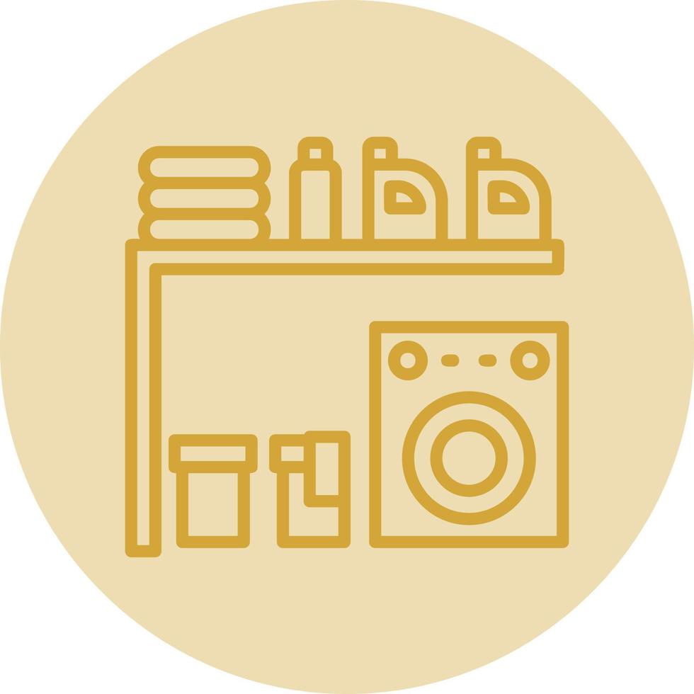 Laundry Room Vector Icon Design