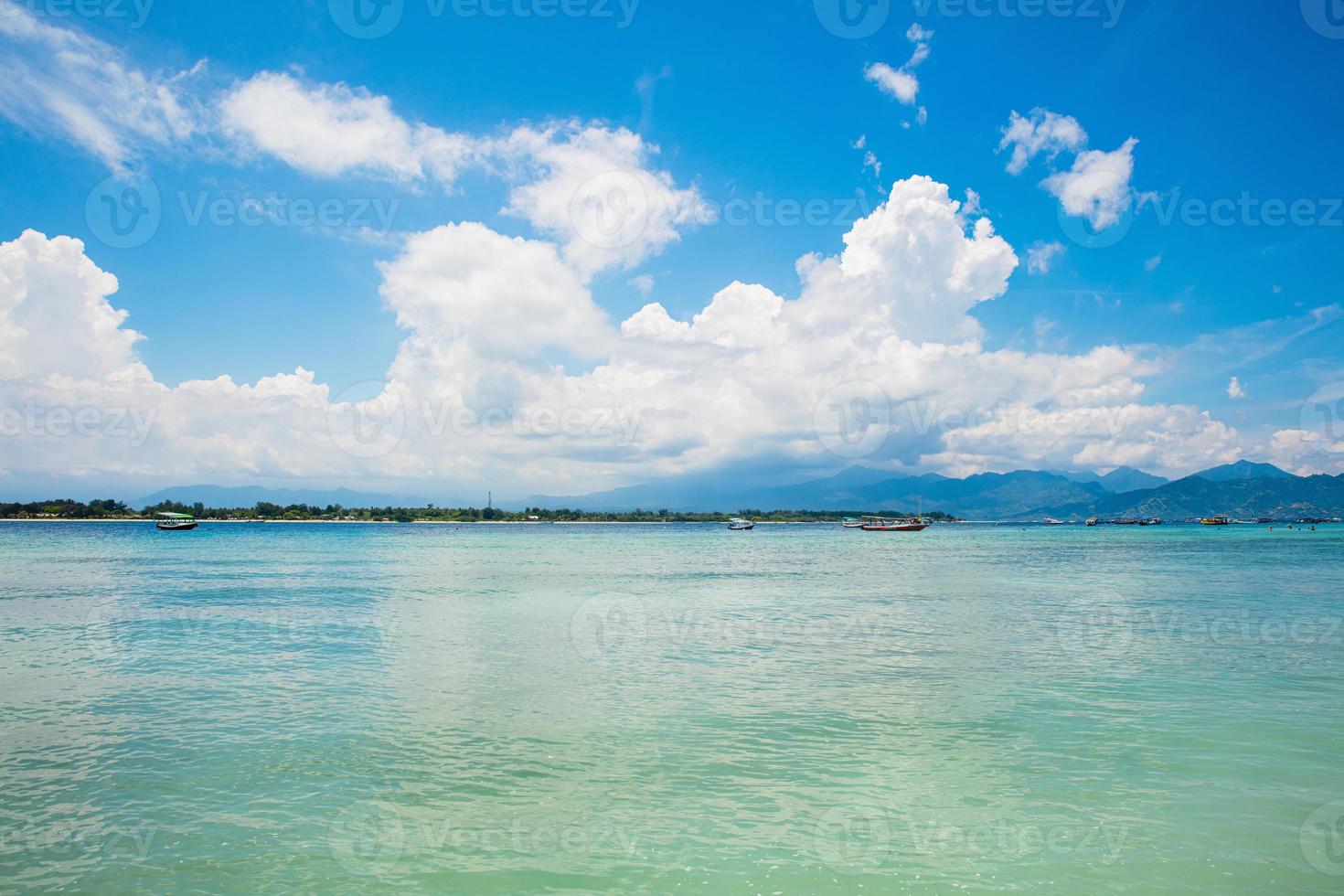 Great view of see, sky ans islands photo