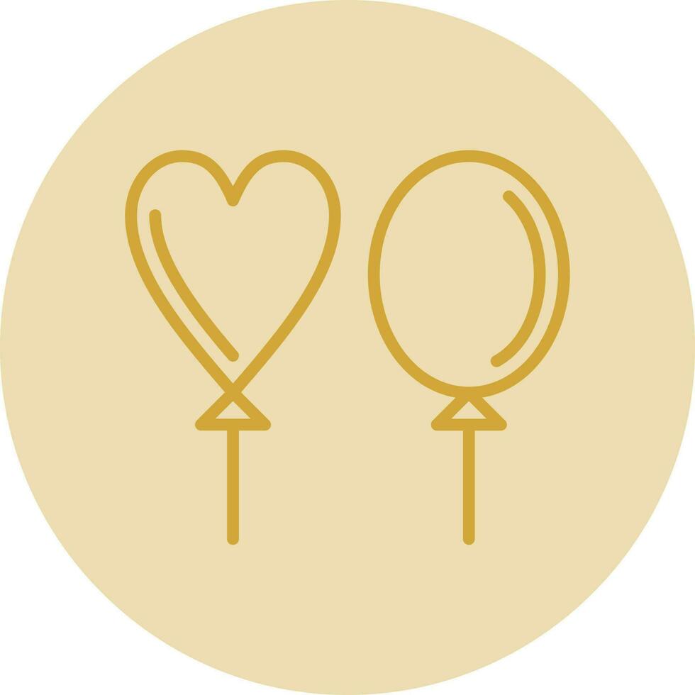 Balloons Vector Icon Design