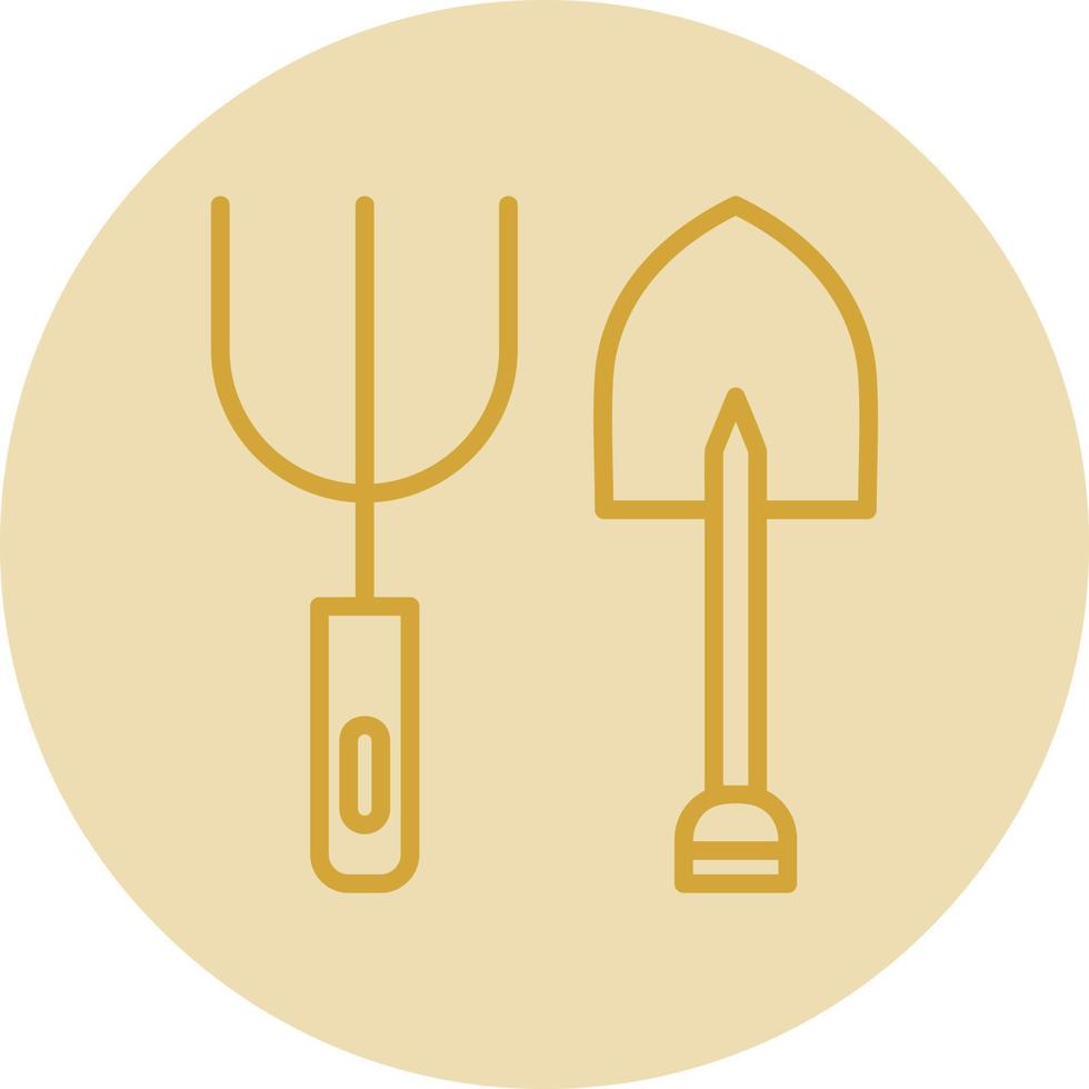 Pitchfork Vector Icon Design