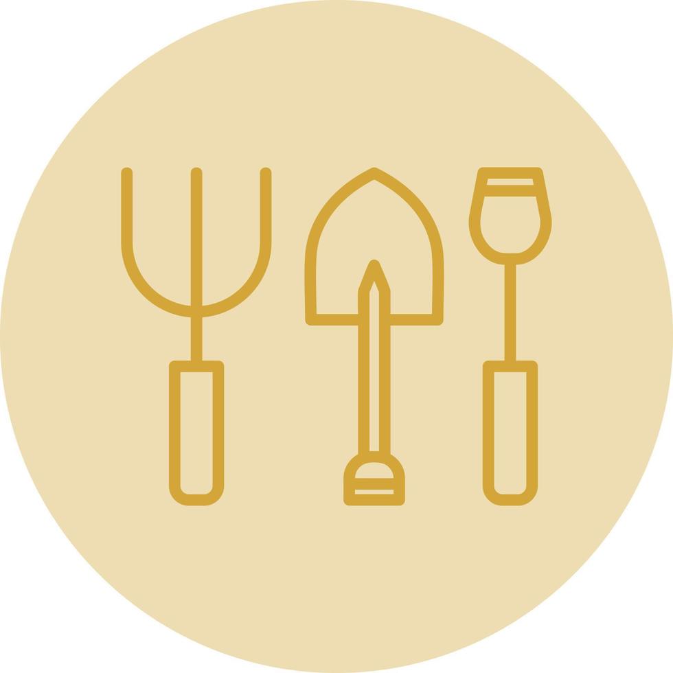 Gardening Tools Vector Icon Design