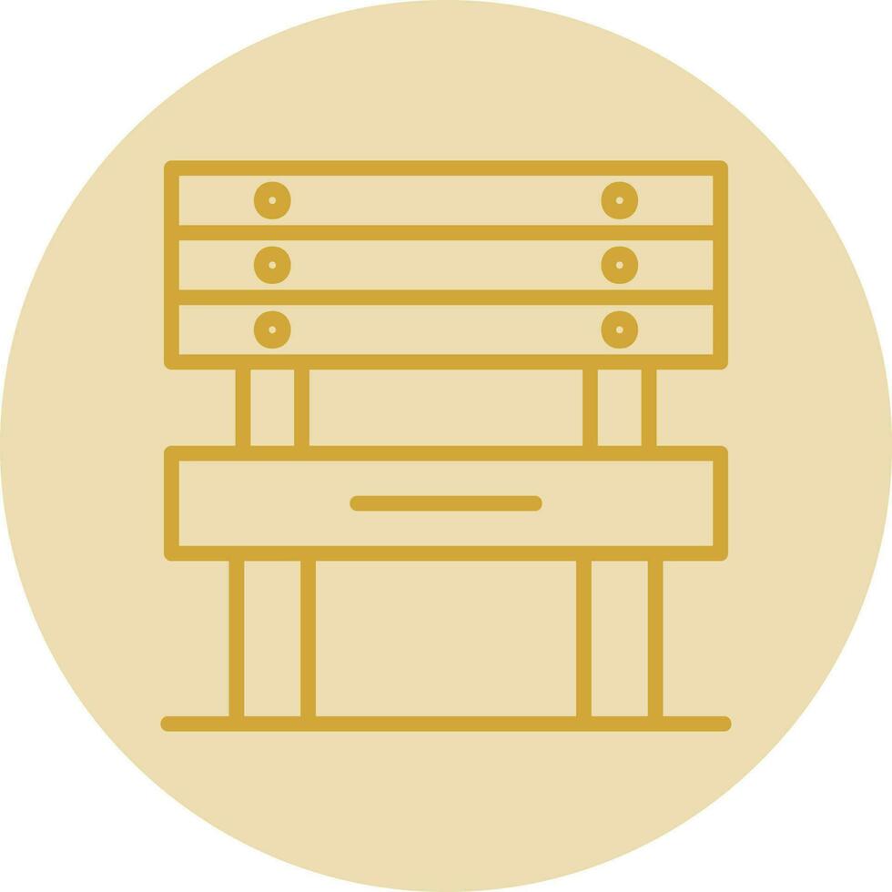 Bench Vector Icon Design