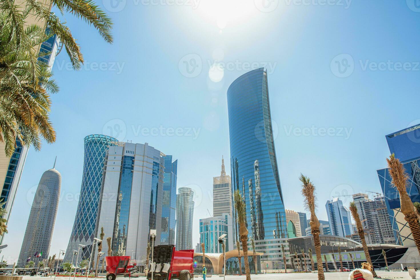 Financial centre of Doha city photo