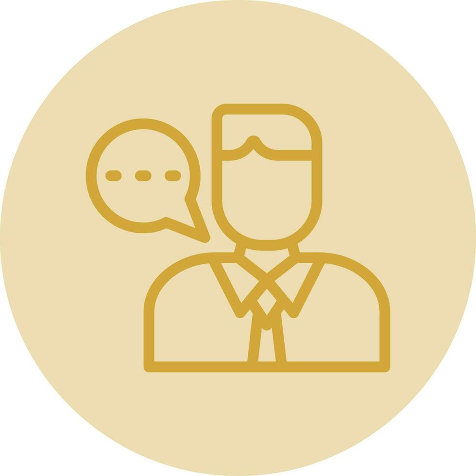 Consultant Vector Icon Design