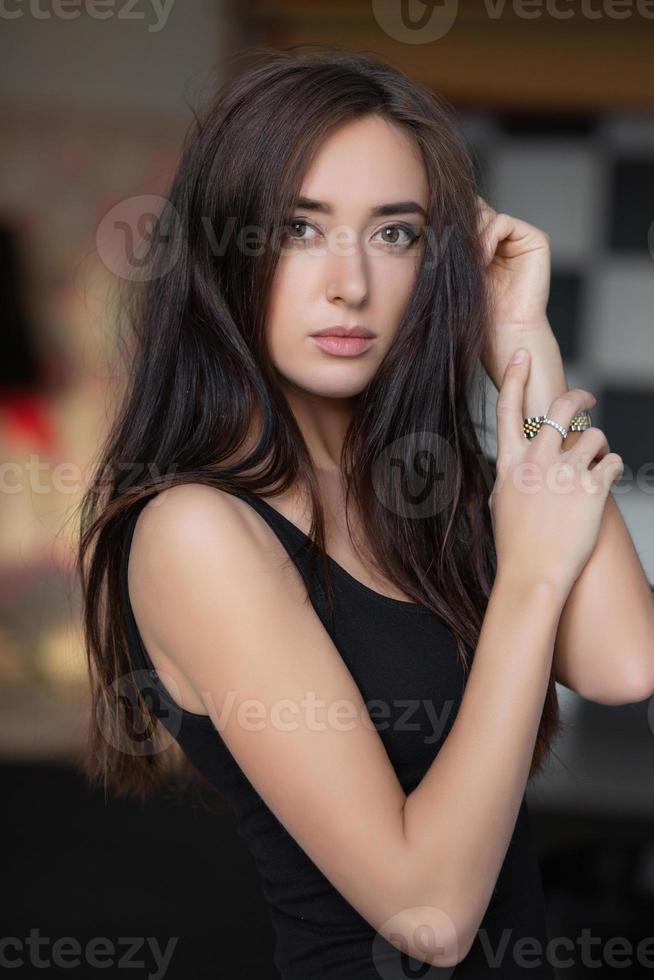 Portrait of a charming lady photo