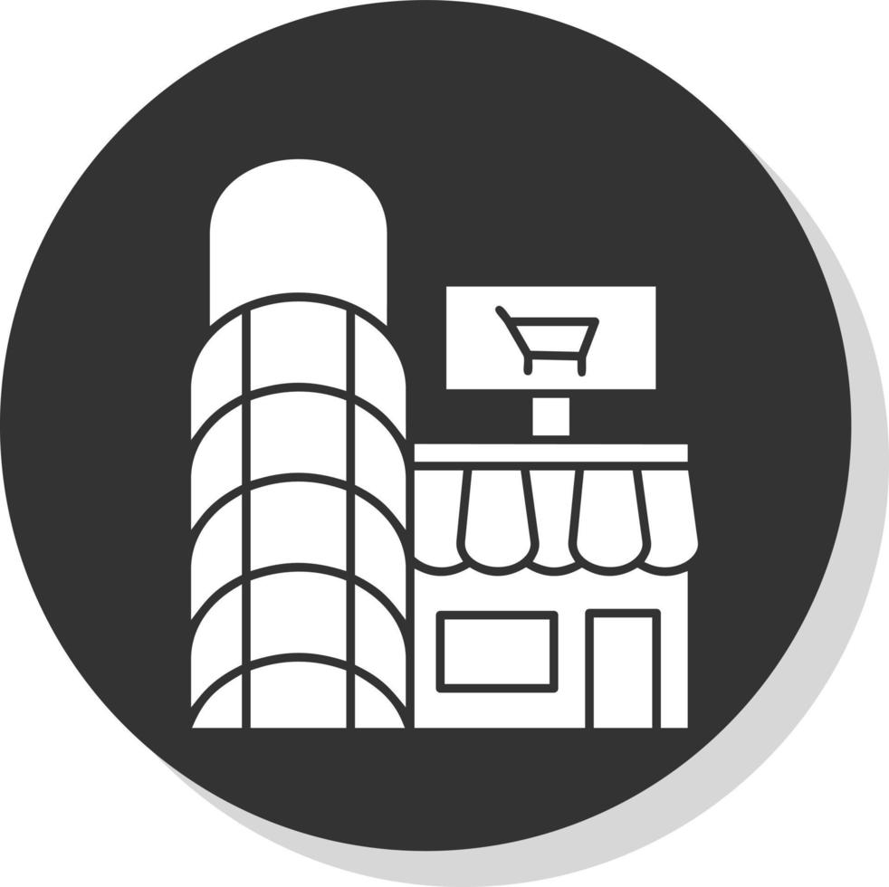 diseño de icono de vector de tienda de compras