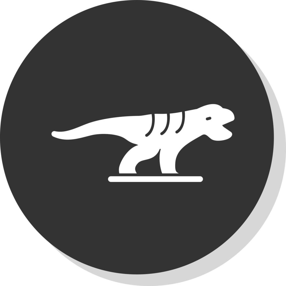 diseño de icono de vector de dinosaurio