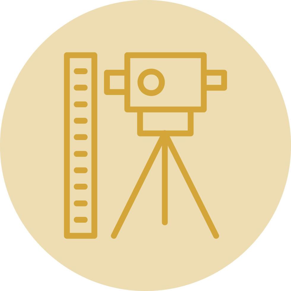 Theodolite Vector Icon Design