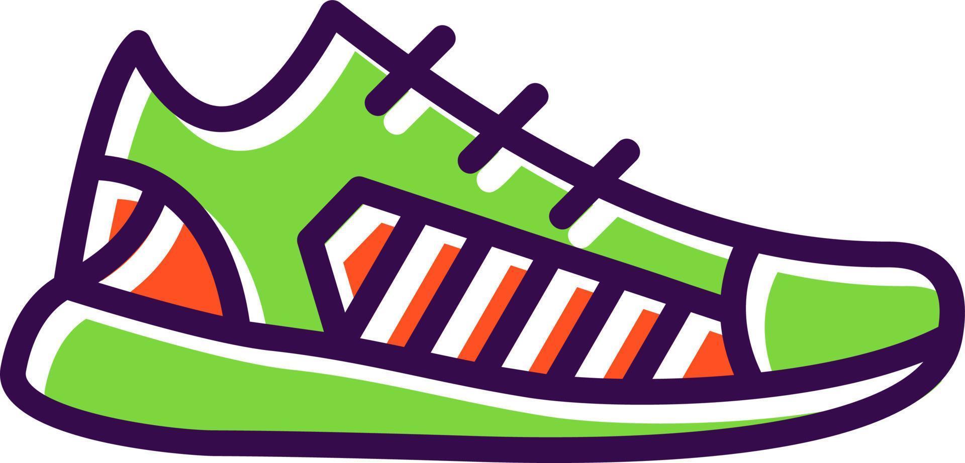 diseño de icono de vector de zapatillas