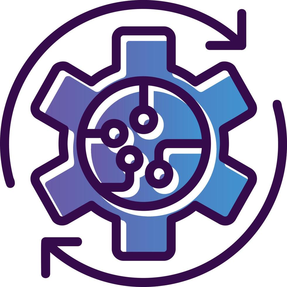 Processing Vector Icon Design