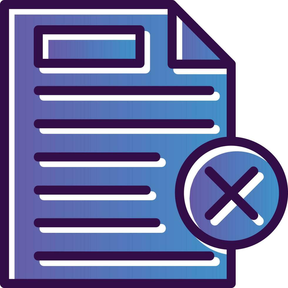 Failure Vector Icon Design