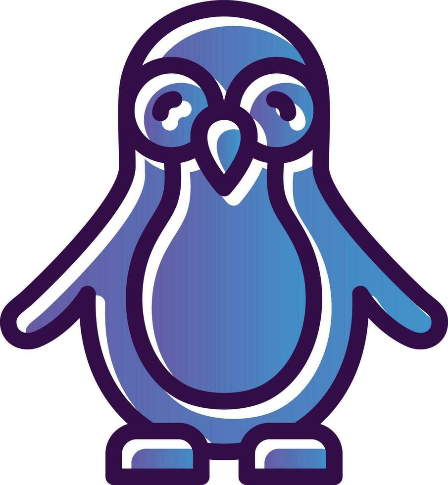 pingüino vector icono diseño