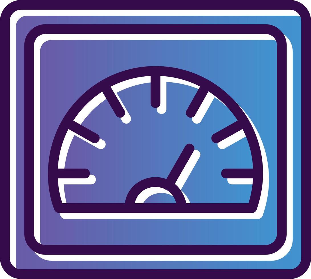 diseño de icono de vector de velocidad o metro