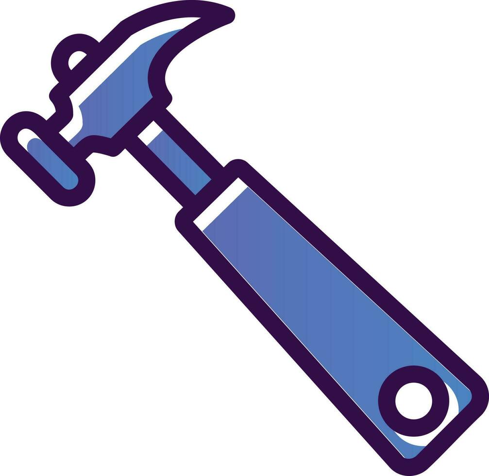 Hammer Vector Icon Design