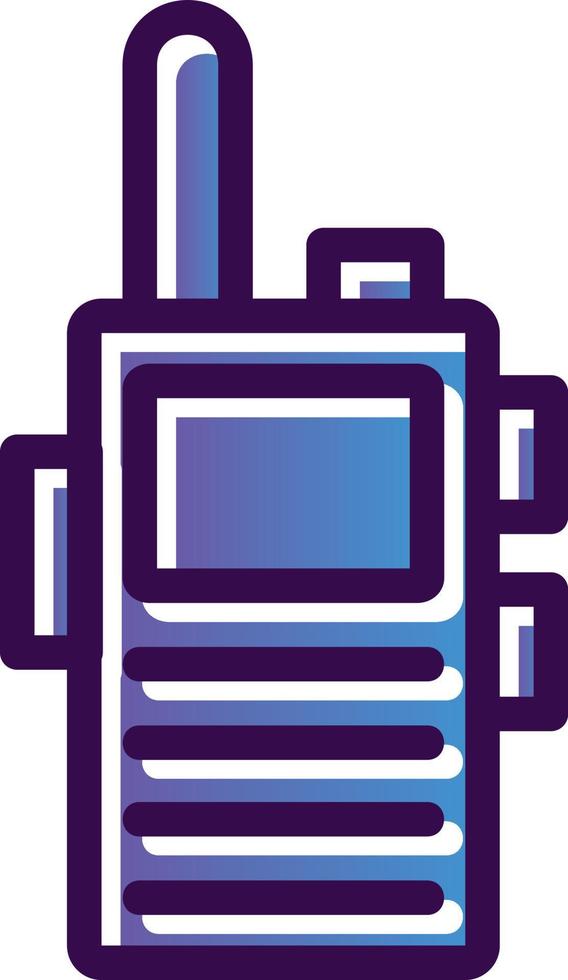 Walkie Talkie Vector Icon Design