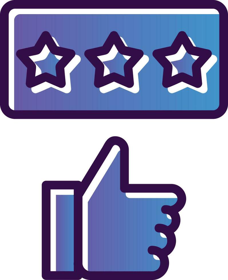 Rating Vector Icon Design