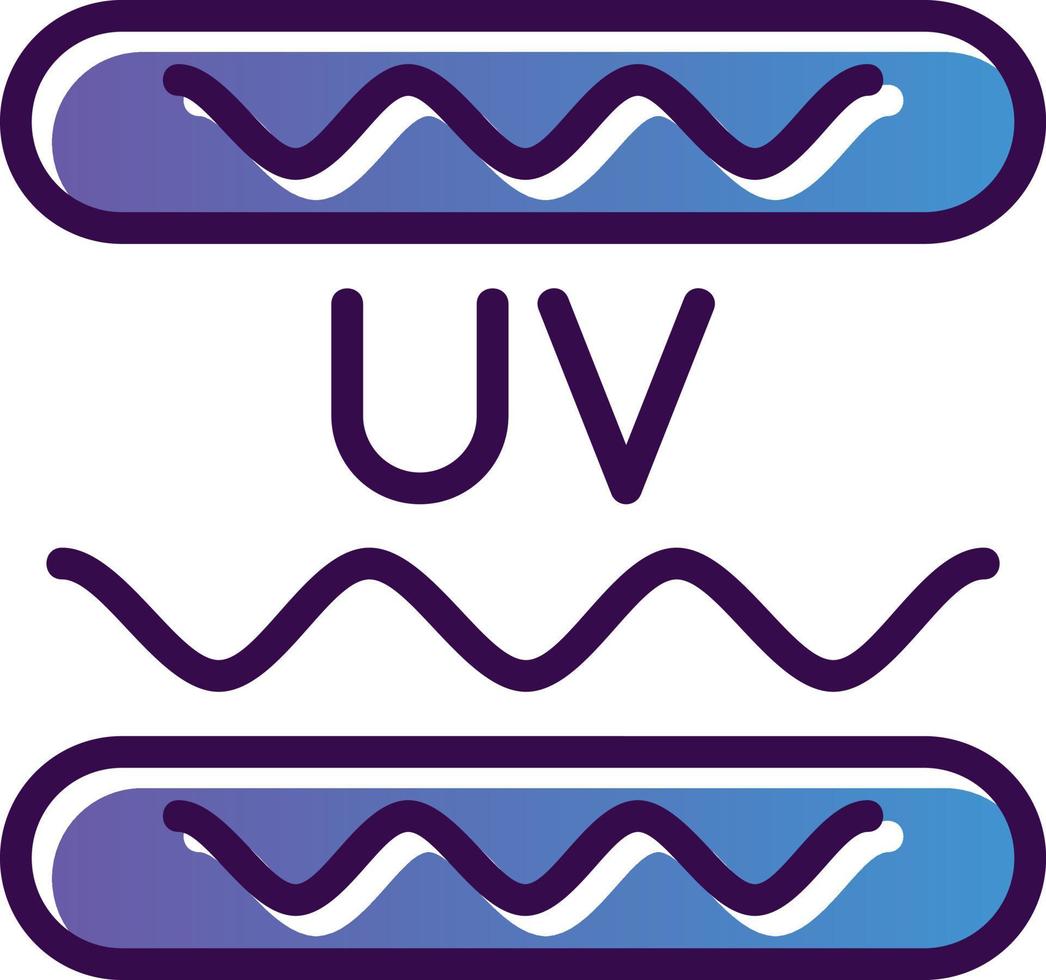 diseño de icono de vector ultravioleta