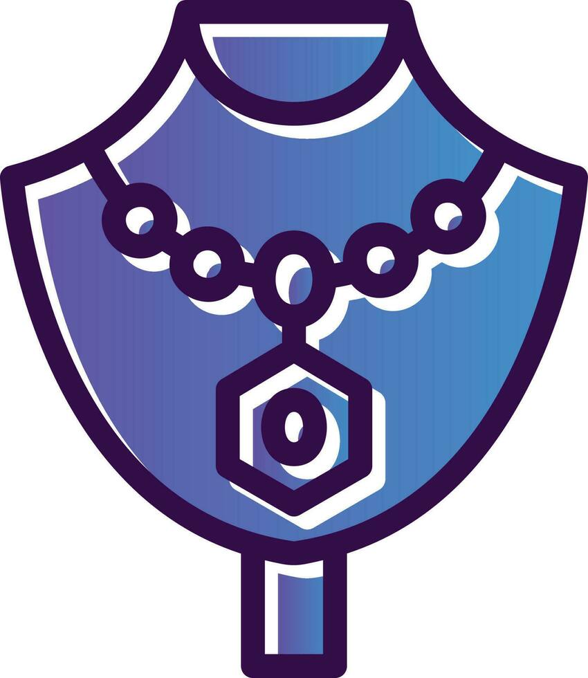 Necklace Vector Icon Design