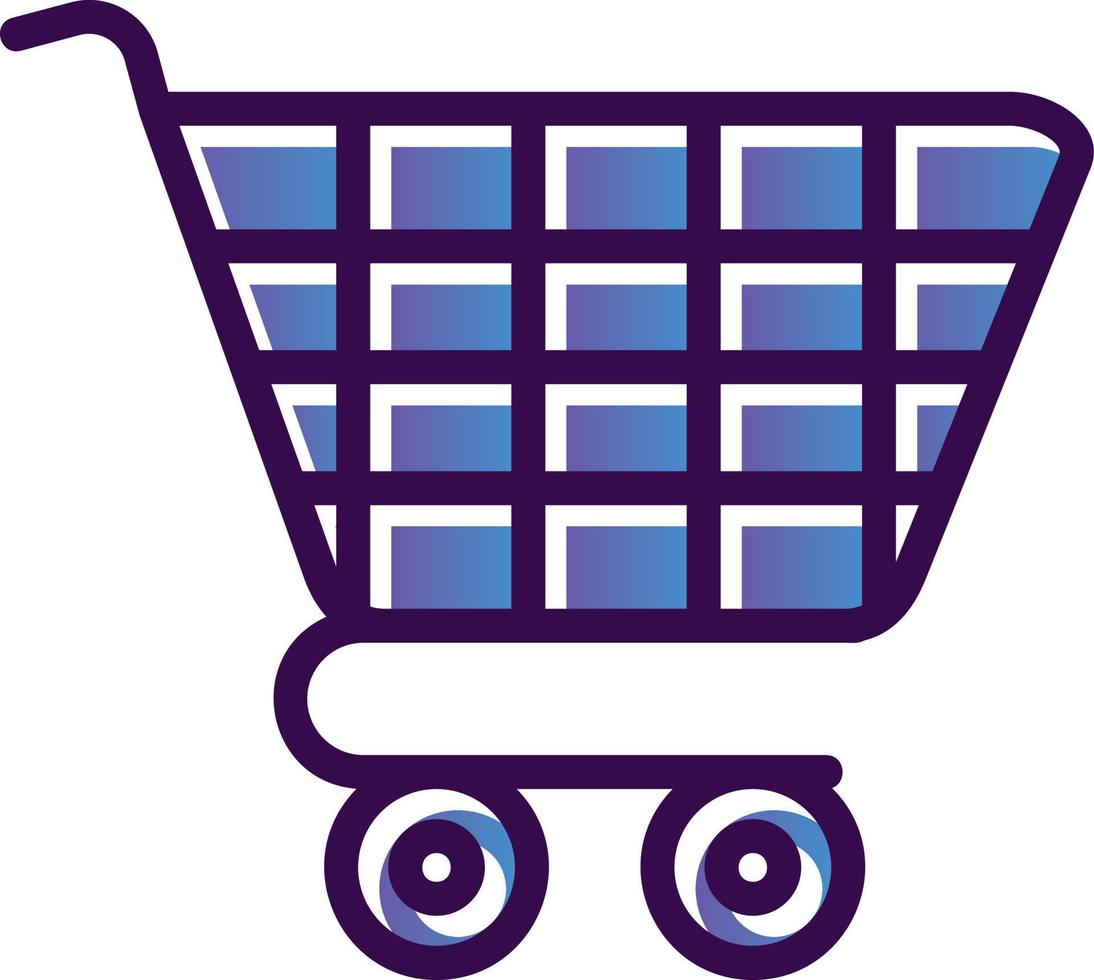 Trolley Vector Icon Design