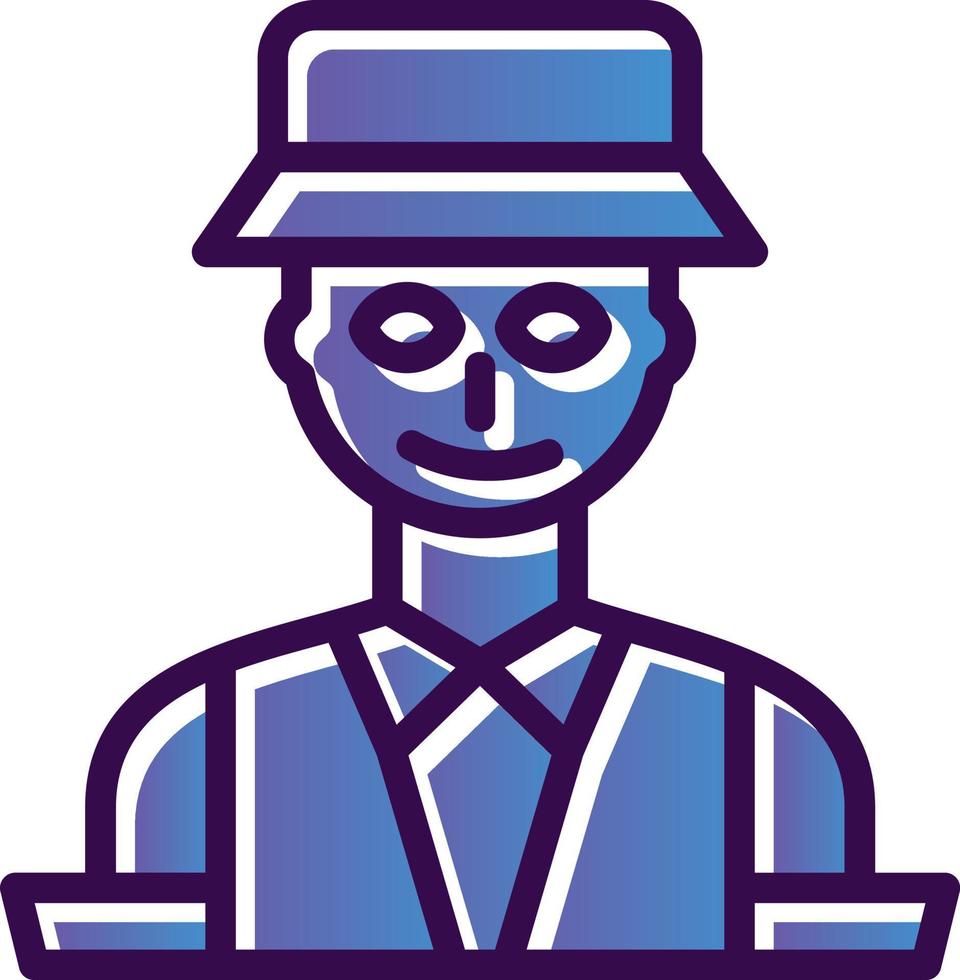 Tour Guide Vector Icon Design
