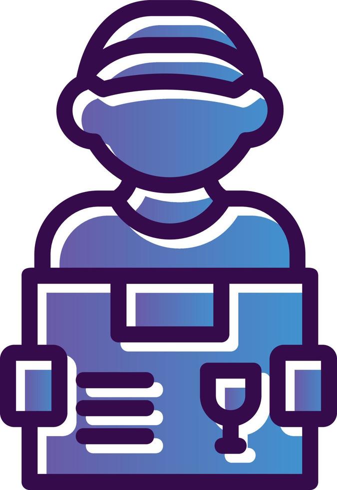 Delivery Man Vector Icon Design