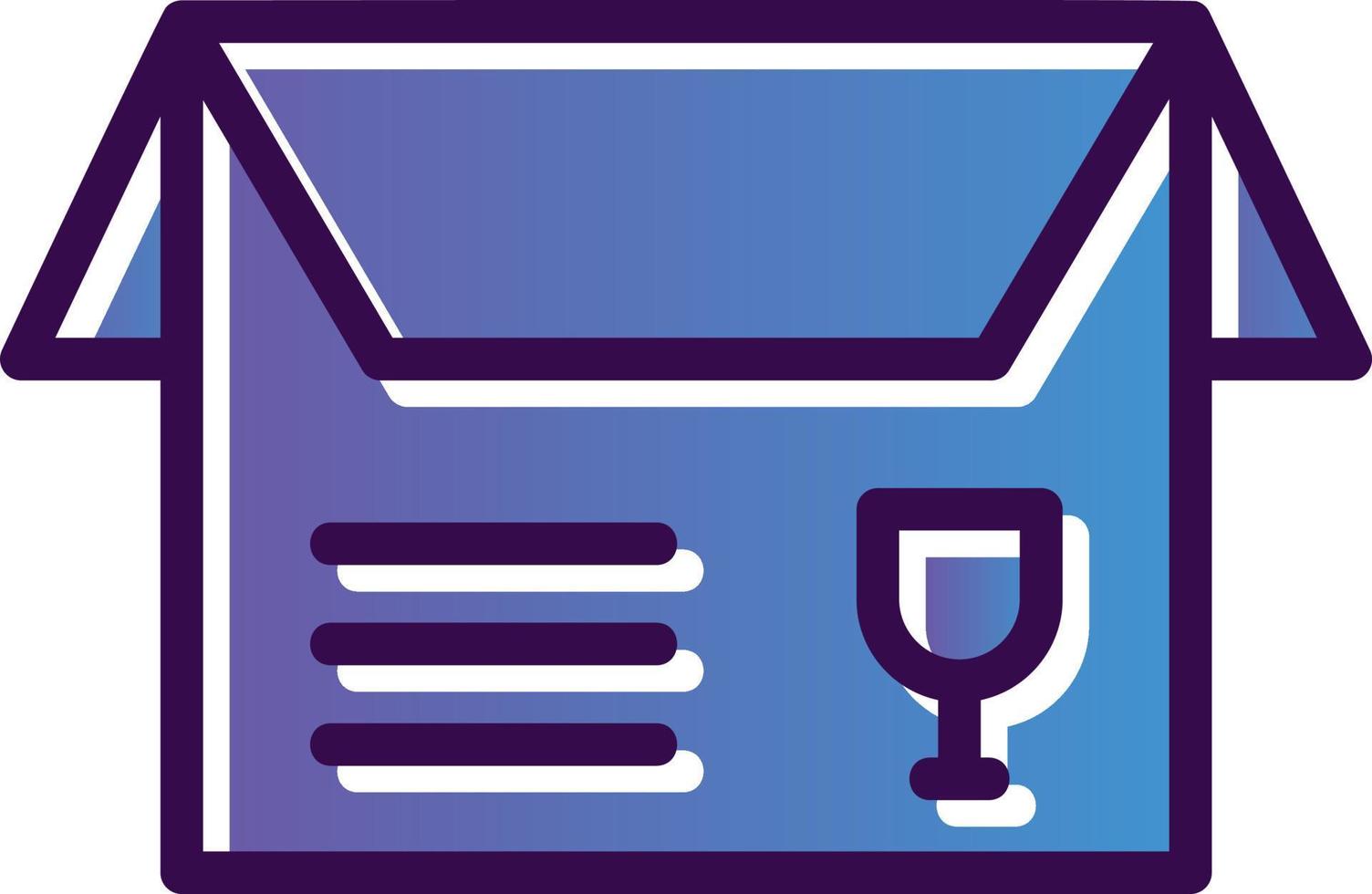 Open Box Vector Icon Design