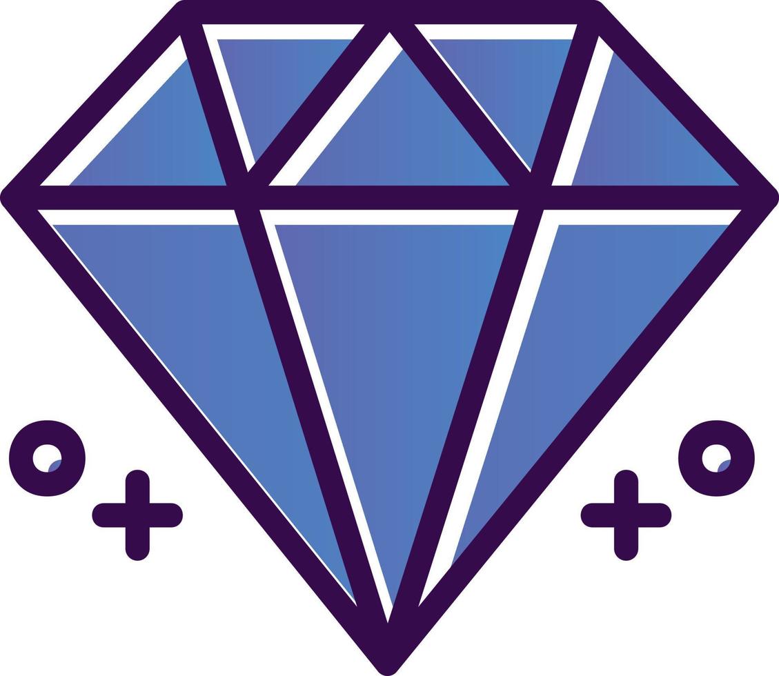 Diamond Vector Icon Design