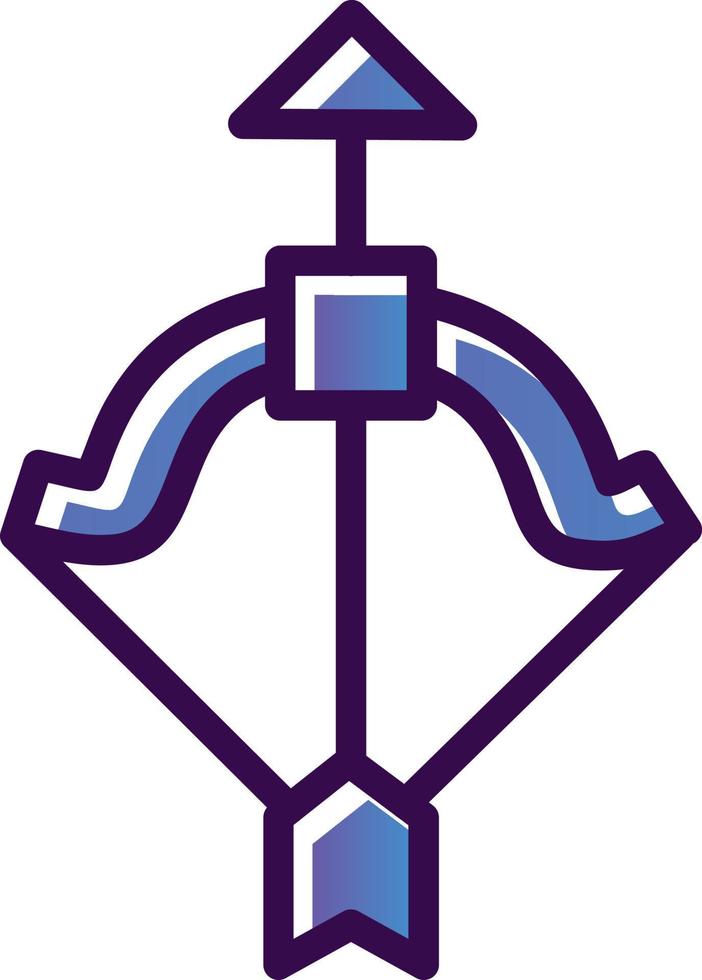 Crossbow Vector Icon Design
