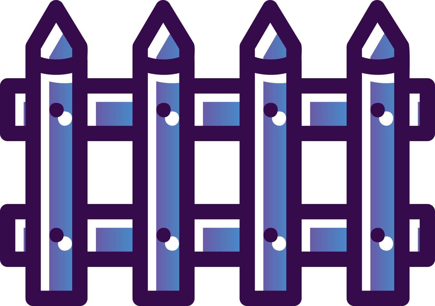 Fence Vector Icon Design