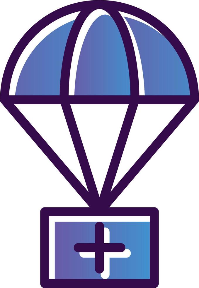 Airdrop Vector Icon Design