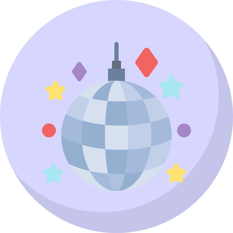 diseño de icono de vector de bola de discoteca