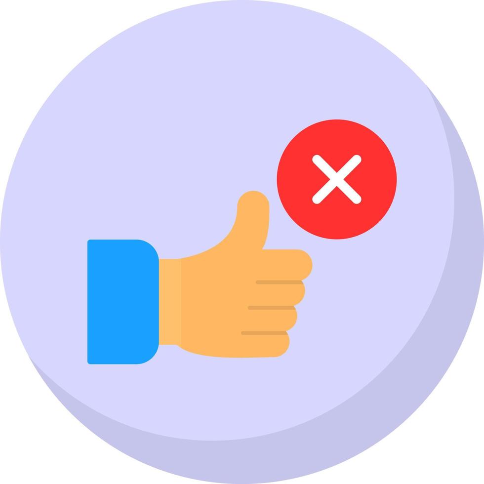 Disagree Vector Icon Design