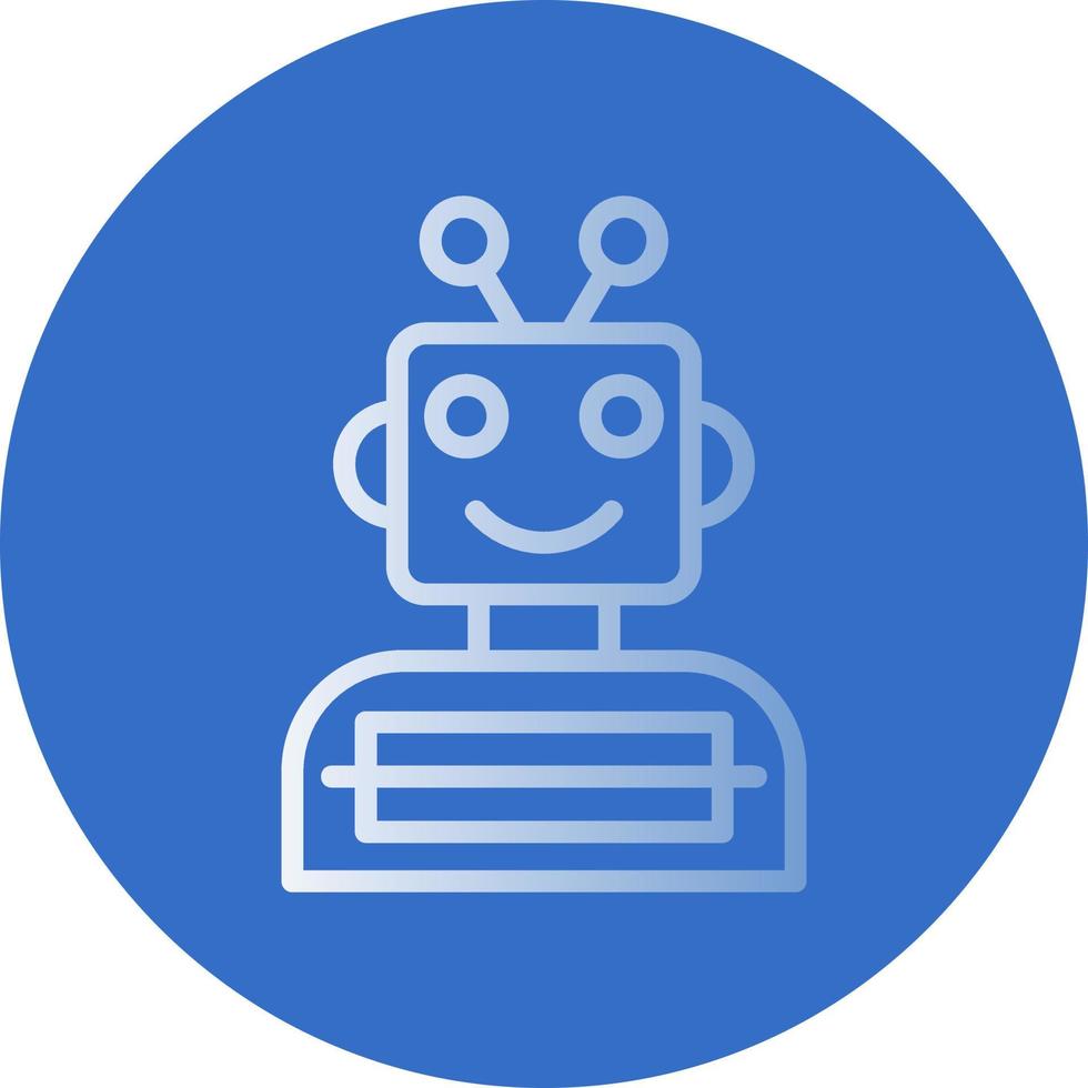 Robotics Engineering Vector Icon Design