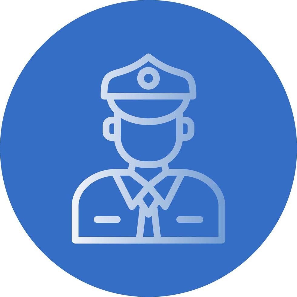 Taxi Driver Vector Icon Design