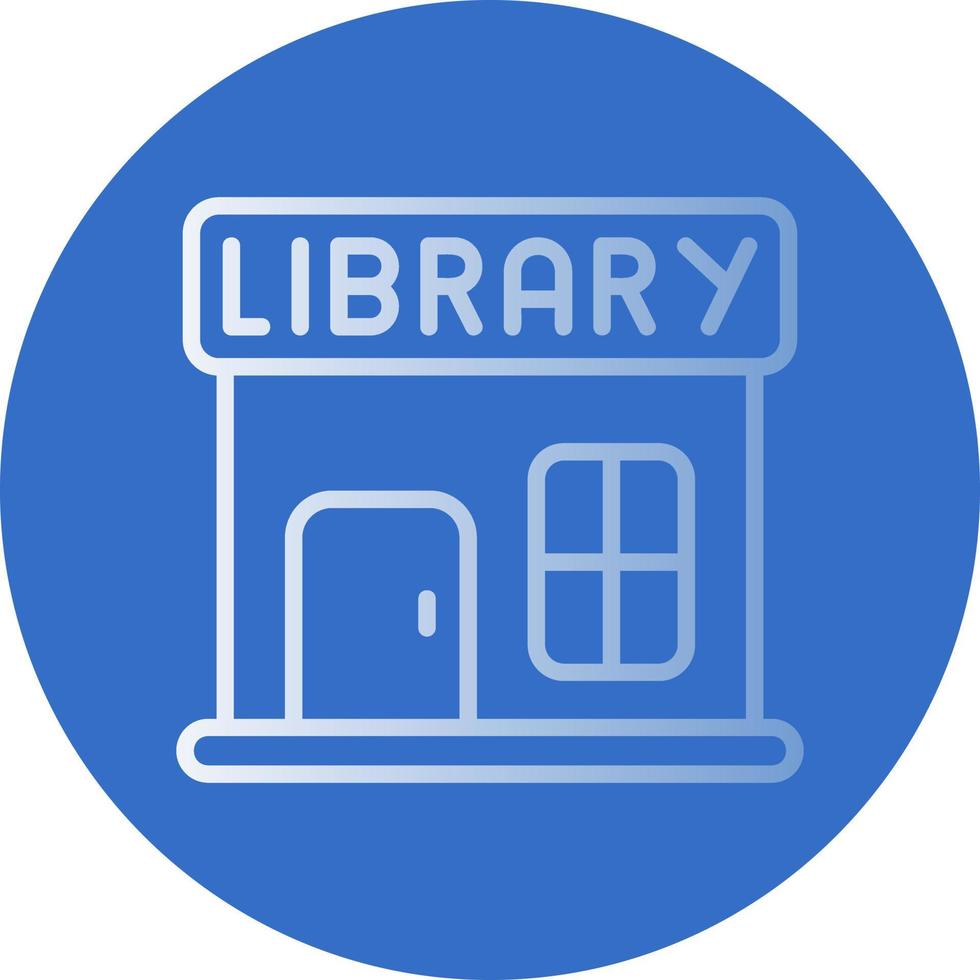 Library Vector Icon Design