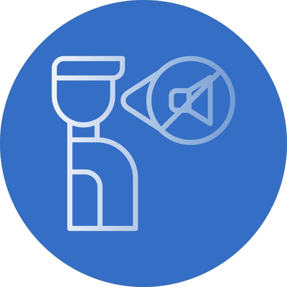 No Speak Vector Icon Design