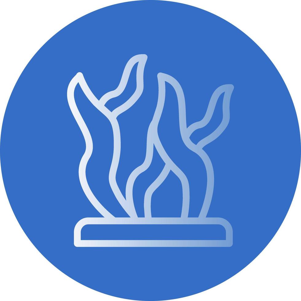 Seaweed Vector Icon Design