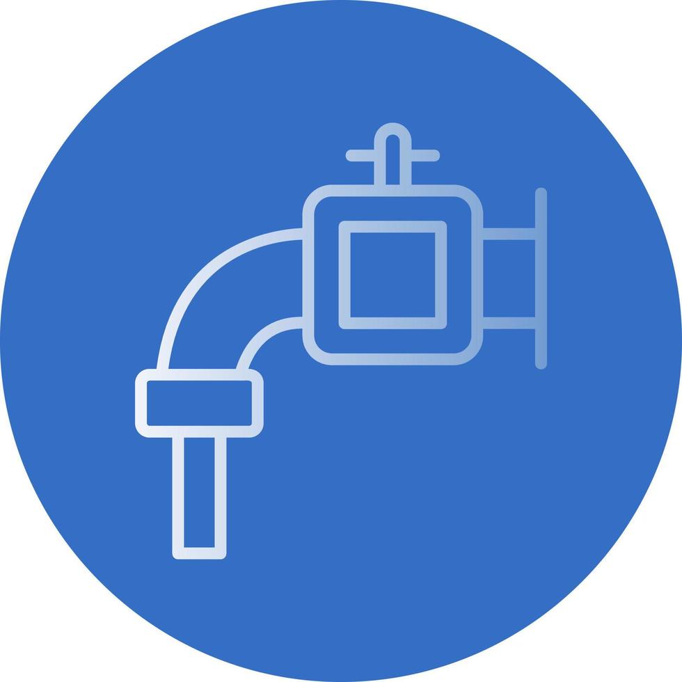 Water Pipe Vector Icon Design