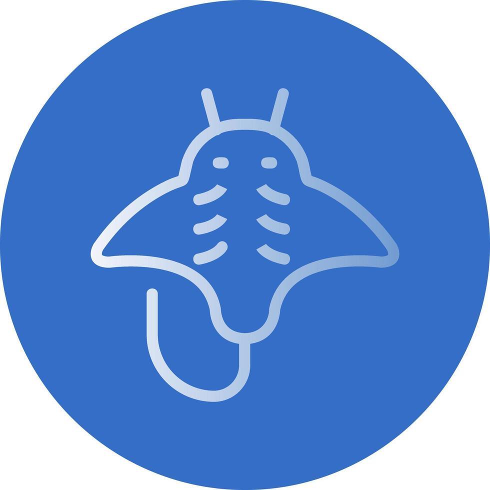 diseño de icono de vector de mantarraya