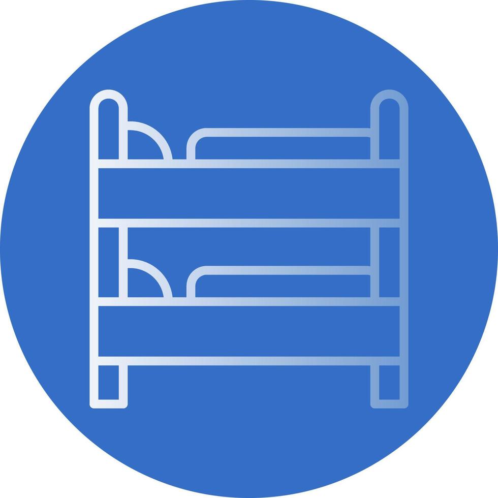 Bunk Bed Vector Icon Design