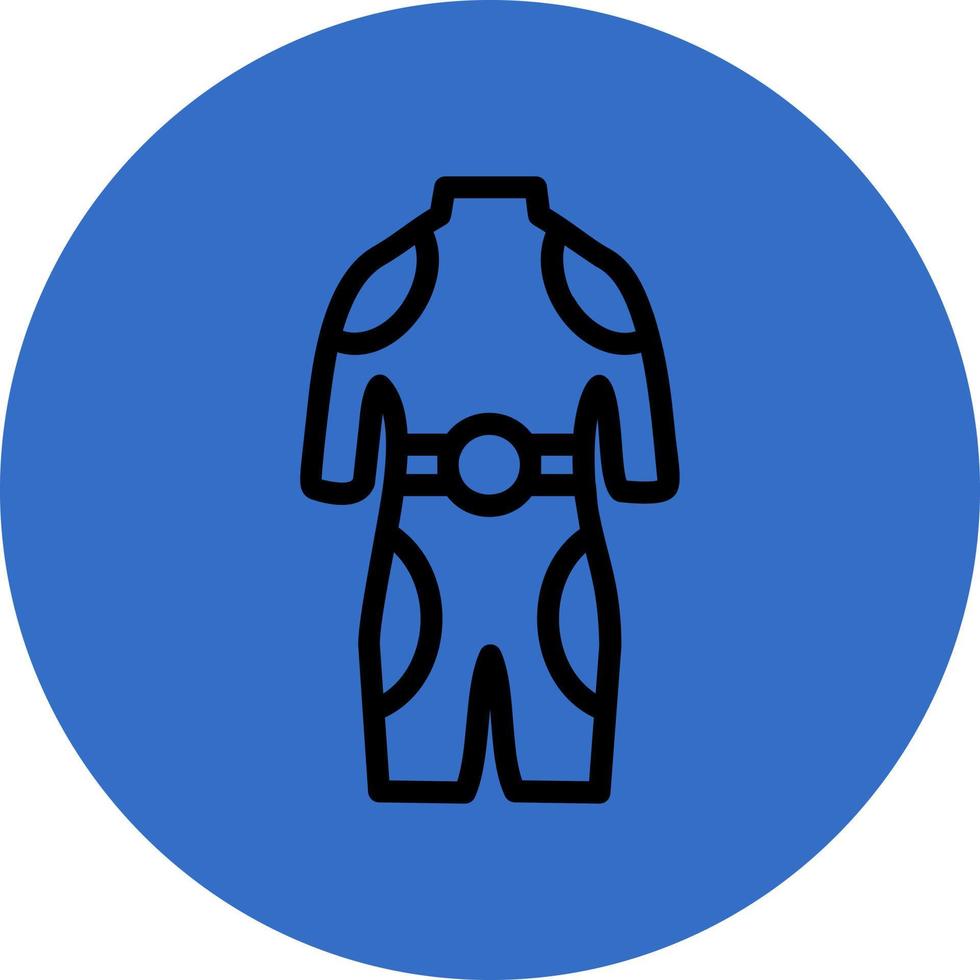 diseño de icono de vector de traje de buceo