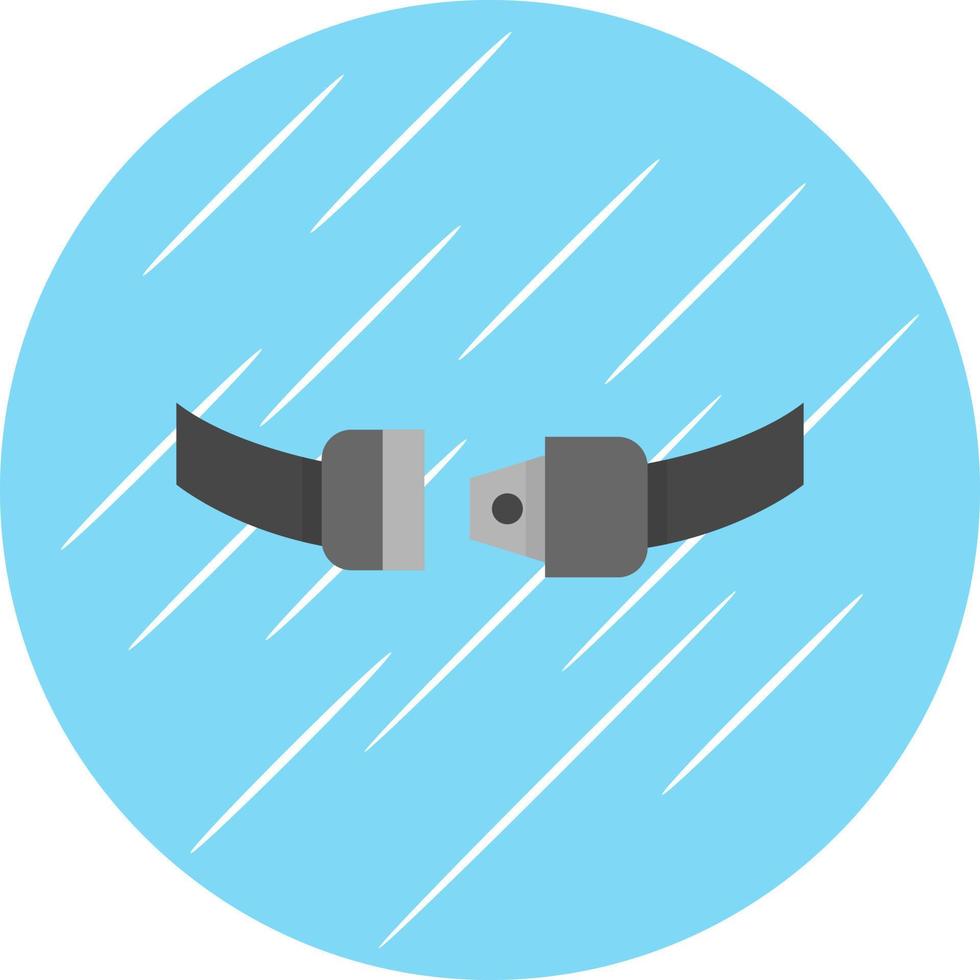 Safety Belt Vector Icon Design