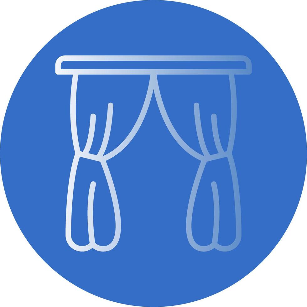 Curtain Vector Icon Design